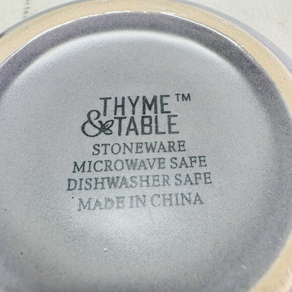 Thyme & Table AVA Gray Smooth Platinum Stoneware Dessert Ice Cream Bowl Set 4 - Picture 9 of 16